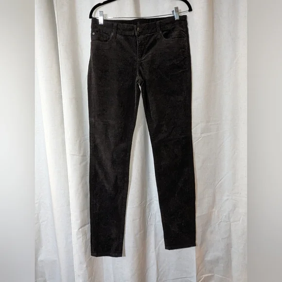 Kut From The Kloth Dark Brown Courdoroy Diana Skinny Pant Size 8 - Picture 2 of 5